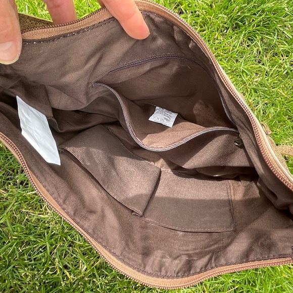 3 for $15 wallflower medium brown faux leather crossbody bag purse - Picture 3 of 4